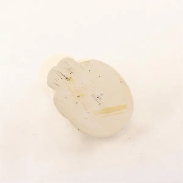 Vintage 1989 Resin Cat Figurine White Odd-Eyed Blue & Yellow