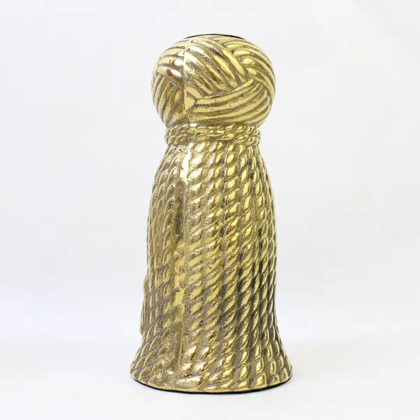 Set of 2 Home for the Holidays Solid Brass Tassel Candlesticks