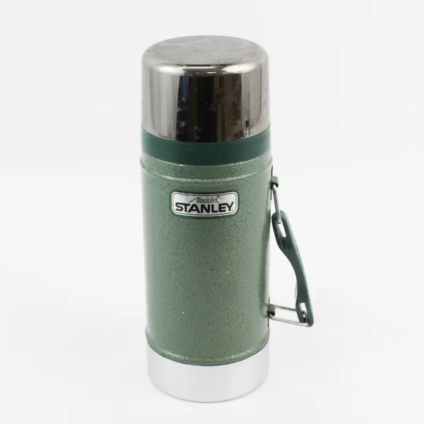 Vintage Aladdin Stanley Thermos A-1350B 24 oz Wide Mouth Green