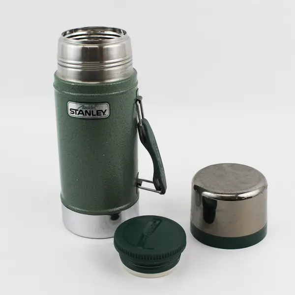 Vintage Aladdin Stanley Thermos A-1350B 24 oz Wide Mouth Green