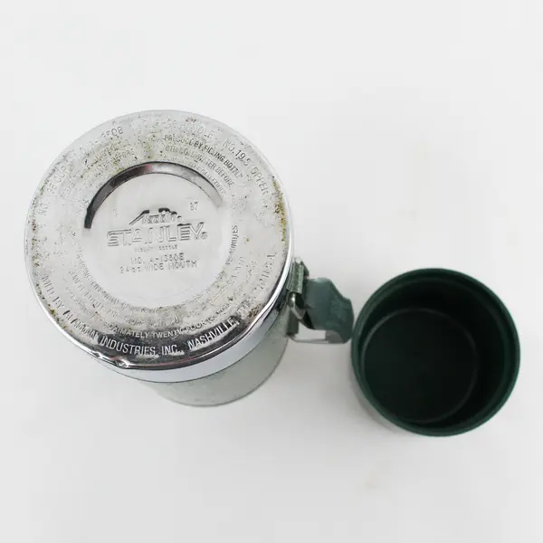 Vintage Aladdin Stanley Thermos A-1350B 24 oz Wide Mouth Green
