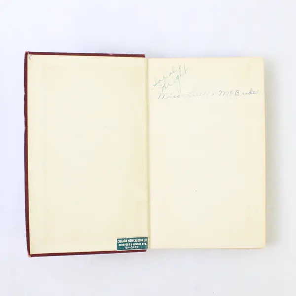 Antique Nursing Technic Mary C Wheeler 1923 Hardcover 2nd Revised Edition