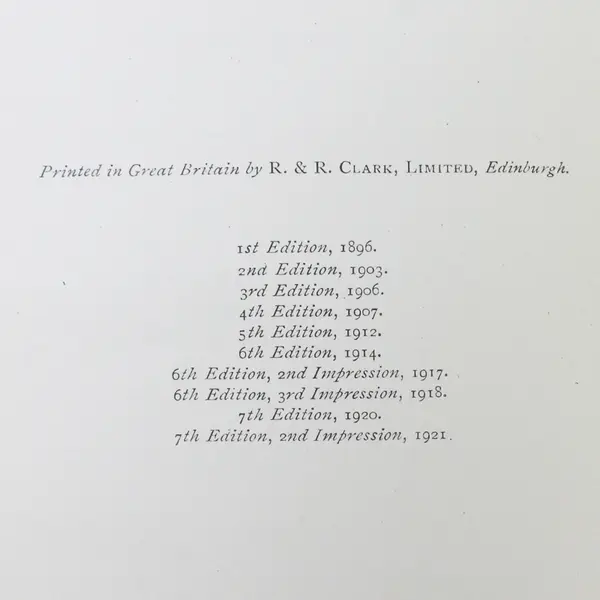Antique Cunningham's Manual of Practical Anatomy 1921 7th Ed Volume First HC