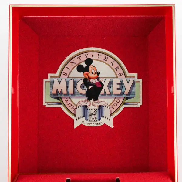 1987 Seiko Mickey Mouse 60th Anniversary Empty Watch Box Set No Watch