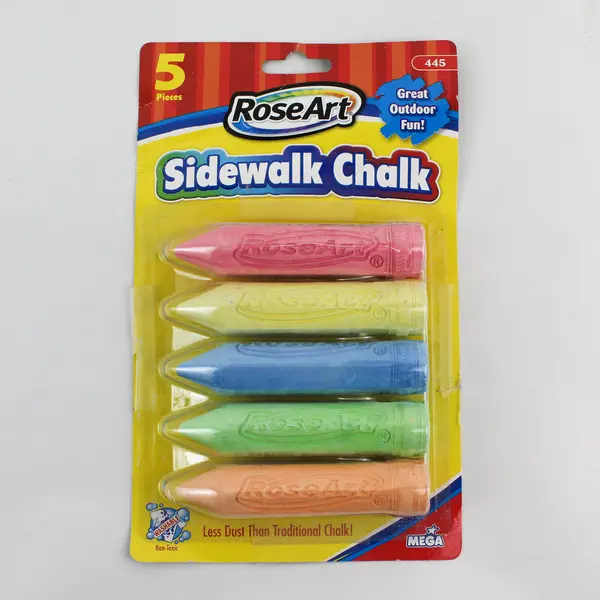 Rose Art 5 Count Sidewalk Chalk 445 NIP