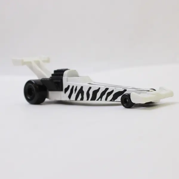 Hot Wheels 1993 Dragster Zebra Design Toy Car McDonalds Promotion