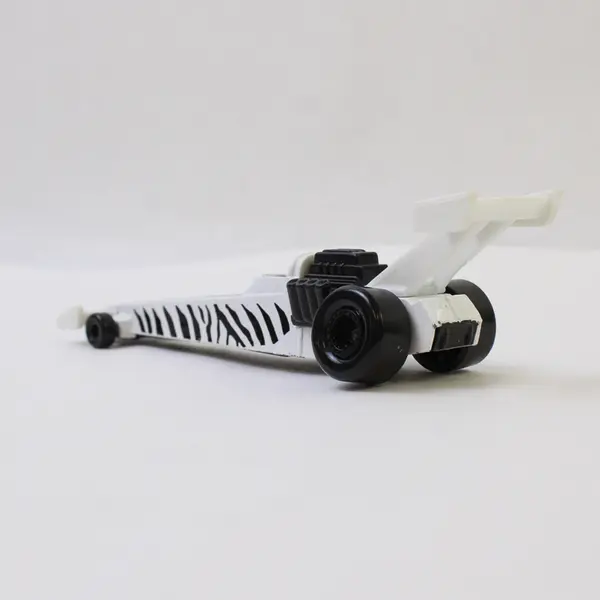 Hot Wheels 1993 Dragster Zebra Design Toy Car McDonalds Promotion
