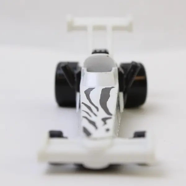 Hot Wheels 1993 Dragster Zebra Design Toy Car McDonalds Promotion