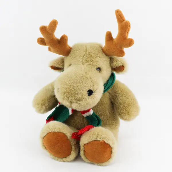Emrad Creations 14" Seated Tan Moose Plush