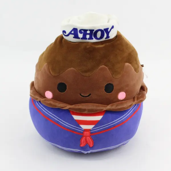 Jazzwares Stranger Things  Squishmallows Ahoy Chocolate Pudding Stuffed Plush 
