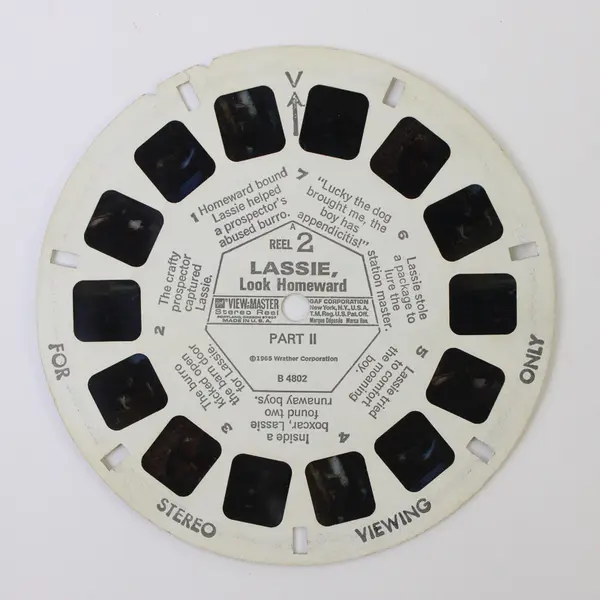 Set Of 3 Vintage View-Master Lassie Look Homeward TV Show Reels B 480