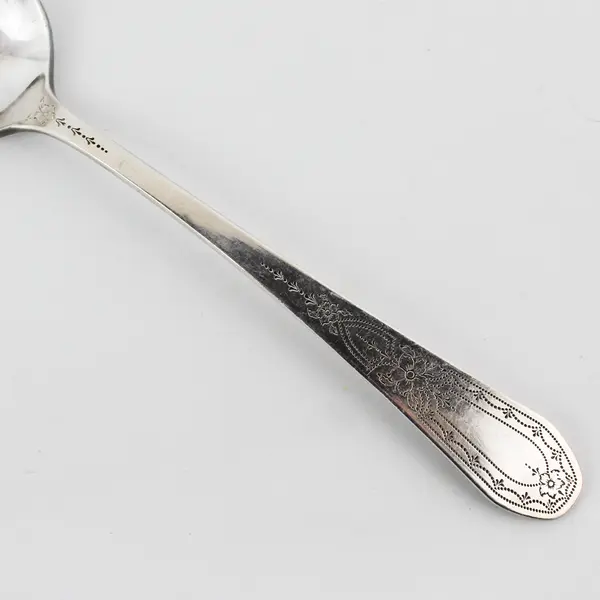 1927 Community Plate Paul Revere Silver Plate Serving Spoon