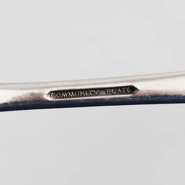 1927 Community Plate Paul Revere Silver Plate Serving Spoon