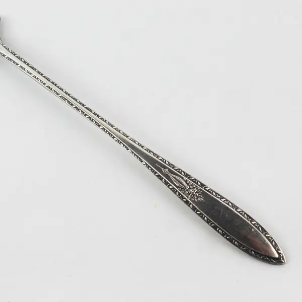 Associated Silver Yourex Silver Seal Lady Washington Cocktail Fork