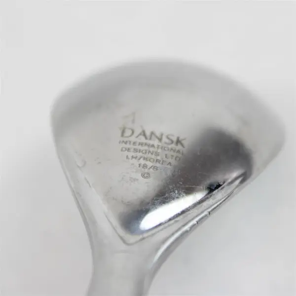 Lot Of 6 Dansk Wild Willow Frost (Stainless) Pattern Flatware Soup Spoons 7.75"