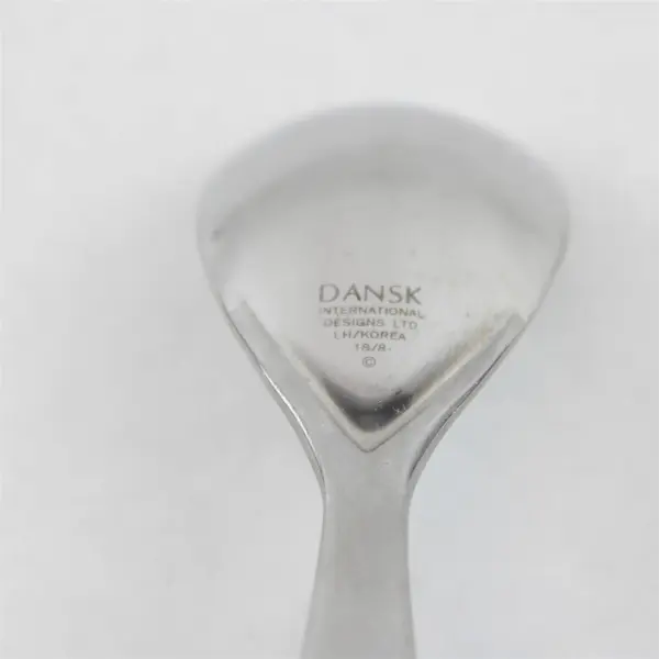 Lot Of 4 Dansk Wild Willow Frost (Stainless) Pattern Flatware Soup Spoons 7.75"