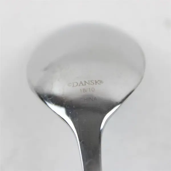 Lot Of 5 Dansk LYRIC-LYRA (Stainless) Pattern Flatware Soup Spoons 7.5" Long
