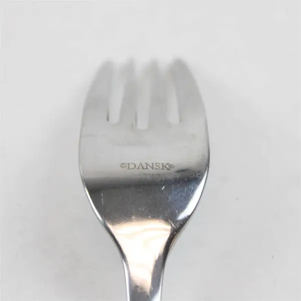 Lot Of 5 Dansk LYRIC-LYRA (Stainless) Pattern Salad Forks 7.5" Long