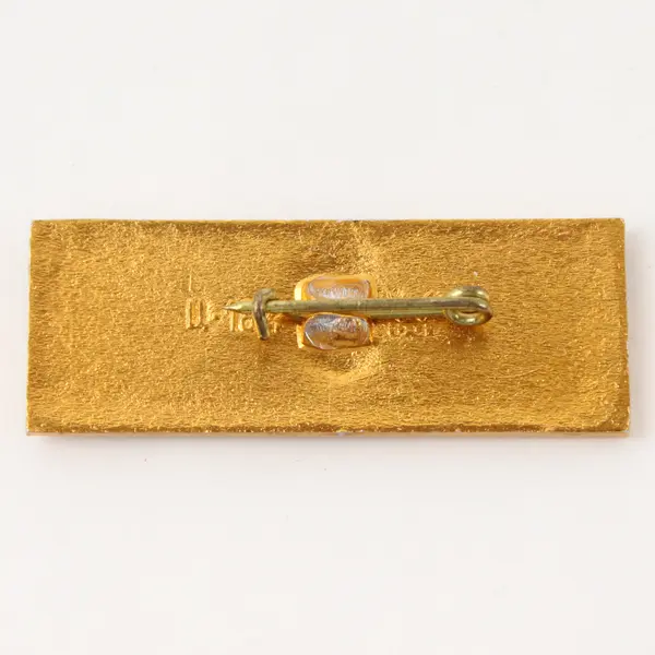 Vintage WWII Soviet Union Eternal Flame Gold-Tone Lapel Pin