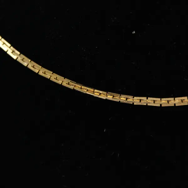 Nakagawa Gold-Tone Chain Choker Necklace 15"
