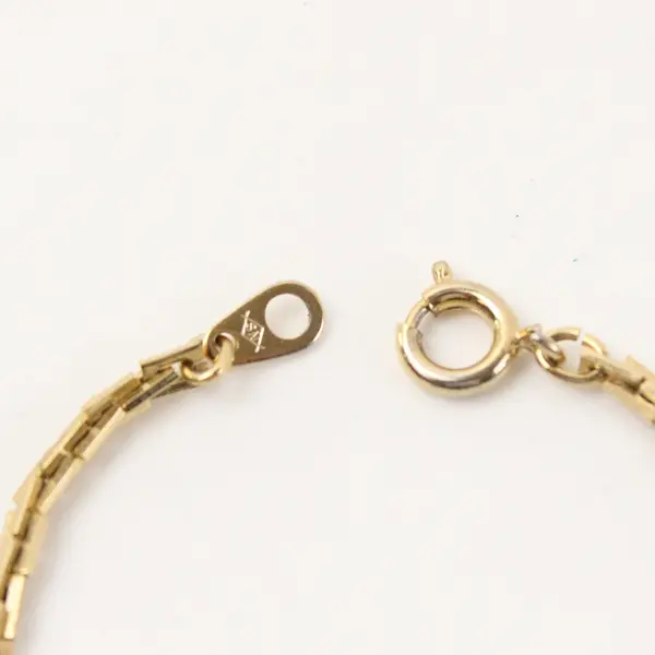 Nakagawa Gold-Tone Chain Choker Necklace 15"