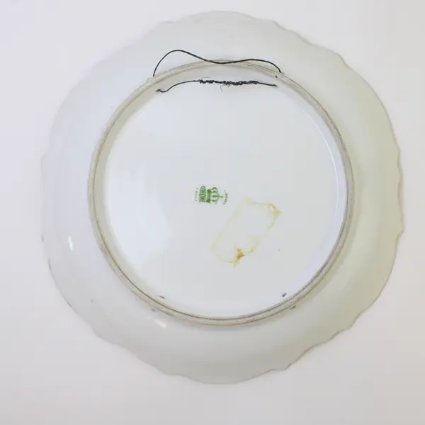 Antique Limoges Coronet Hand Painted Cavalier Plate 10" Le Pic Signed