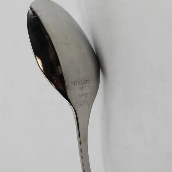 Lot Of 4 Dansk Vantage (Stainless) Pattern Flatware 2 Soup Spoons & 2 Teaspoons