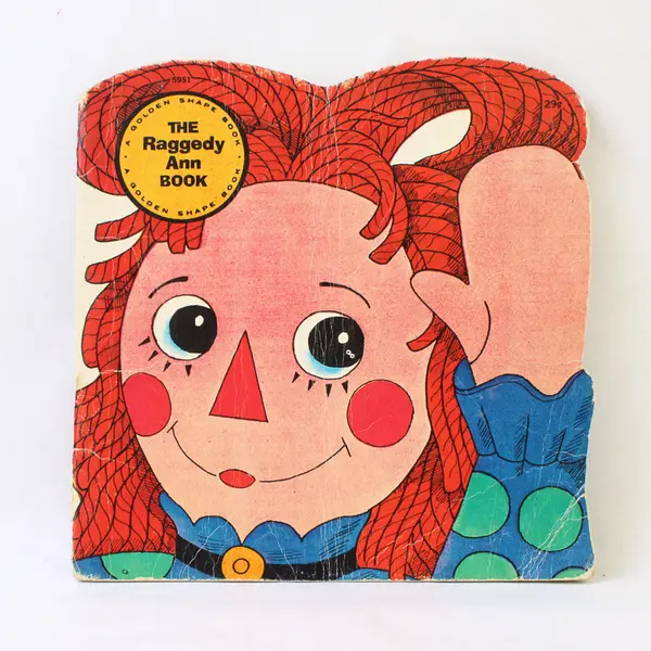 Vintage The Raggedy Ann Book by Janet Fulton 1969 PB A Golden Shape Picture Book