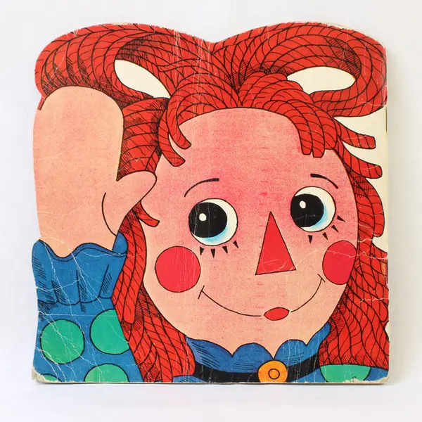 Vintage The Raggedy Ann Book by Janet Fulton 1969 PB A Golden Shape Picture Book