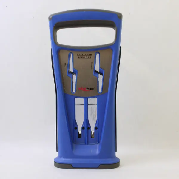 Edgware Blue Left/Right Handed Scissor Sharpener Fine/Coarse Pull Through 10.5"