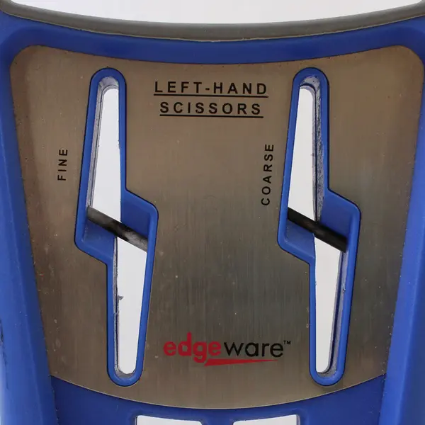 Edgware Blue Left/Right Handed Scissor Sharpener Fine/Coarse Pull Through 10.5"