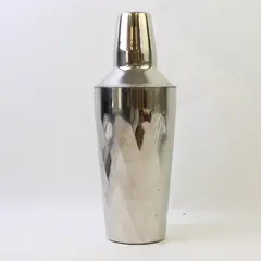 Set Of 3 Pc Max Studio Homes Stainless Steel Cocktail Shaker 28 Oz 10.5" Tall