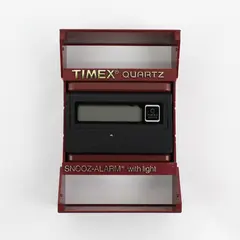 Timex Quartz Travel Alarm Clock Snooz-Alarm With Light 
