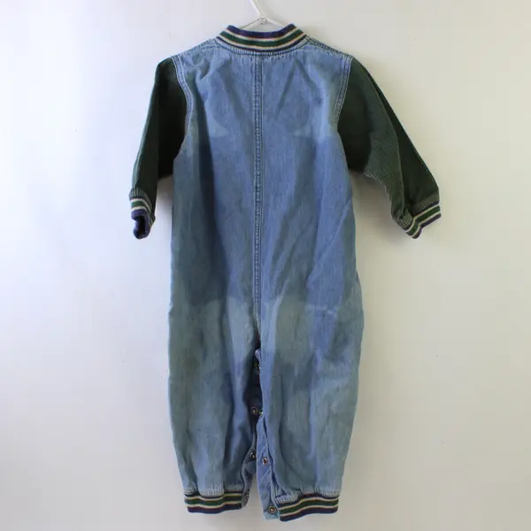 Vintage Little Arizona Jean Co. Denim Coveralls Baby's Size 18 Mo