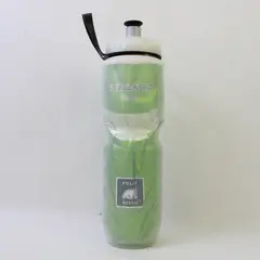 Polar Bottle Lime Green Insulated Plastic Sports Water Bottle 24 Oz 11" Tall