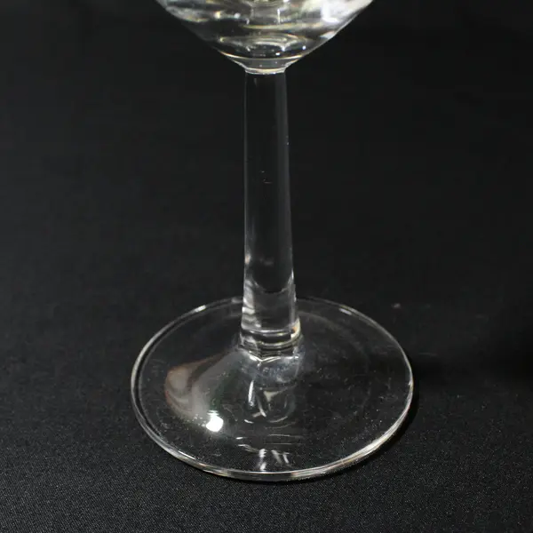 Lot of 5 Unmatched Hexagon Stemmed Crystal Red Wine Glasses 7 Inches Tall 
