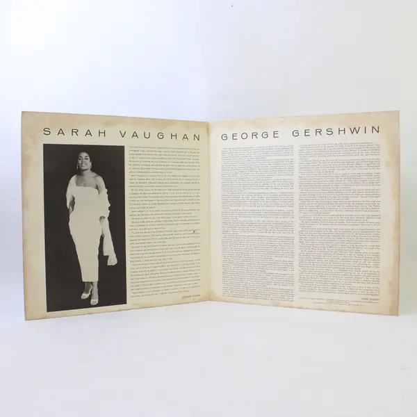 Sarah Vaughan - Sings George Gershwin 2  12" Vinyl Record