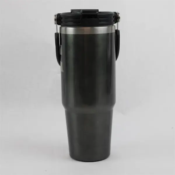Cummins Olive Green Stainless Steel Insulated 2-In-1 Travel Mug 30 Oz 9.5" Tall