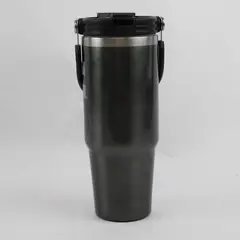 Cummins Olive Green Stainless Steel Insulated 2-In-1 Travel Mug 30 Oz 9.5" Tall
