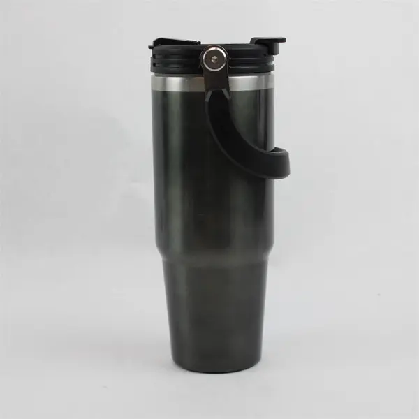 Cummins Olive Green Stainless Steel Insulated 2-In-1 Travel Mug 30 Oz 9.5" Tall