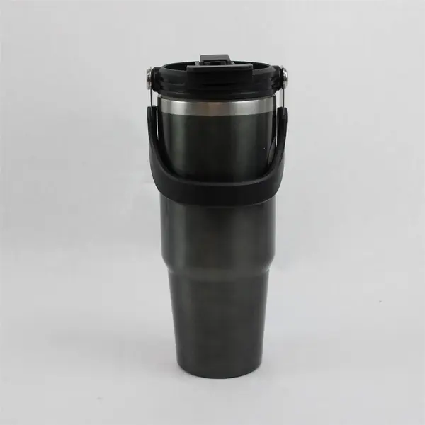 Cummins Olive Green Stainless Steel Insulated 2-In-1 Travel Mug 30 Oz 9.5" Tall