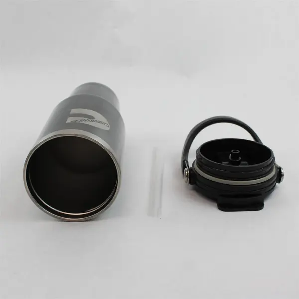 Cummins Olive Green Stainless Steel Insulated 2-In-1 Travel Mug 30 Oz 9.5" Tall