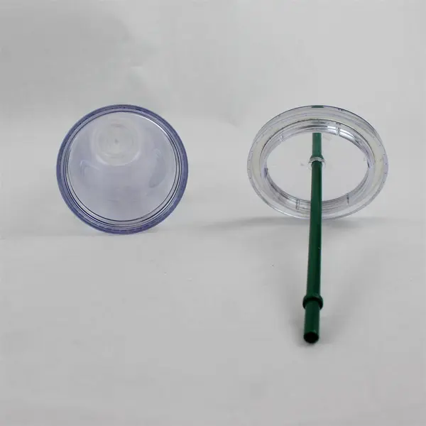 Starbucks Clear Double Wall Acrylic Plastic Cold Cup Tumbler 24 Oz 11" Tall