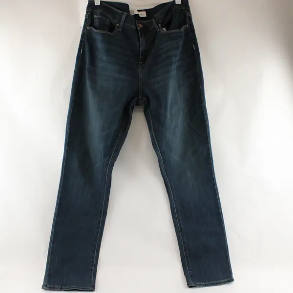 Signature by Levi Strauss Dark Wash Mid Rise Slim Jeans Women's Size 16M