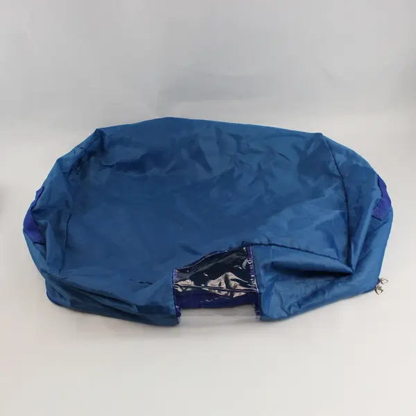 Lot of 5 Blue Blanket Quilt Organizer Storage Bags 15" x 22" x 7"
