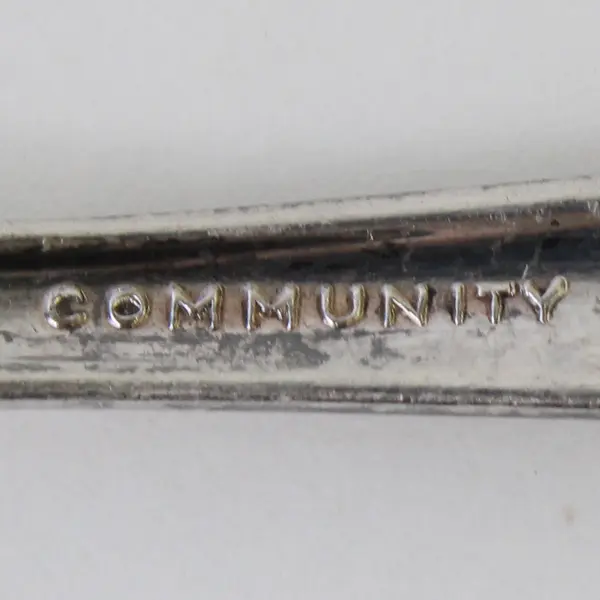 Community Silver Song of Autumn Pattern (Silverplate) Flatware Baby Fork 4.75"