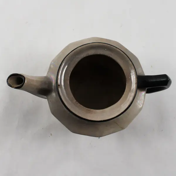 Vintage Porcelain Lusterware Teapot Made in Czechoslovakia