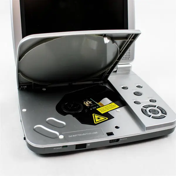 Dynex DX-PDVD7A Portable DVD Player w/ Power Cord & Headphones Tested