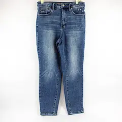 Judy Blue Women's 11/30 (30x28) Medium Wash High Rise Slim Fit Denim Jeans 
