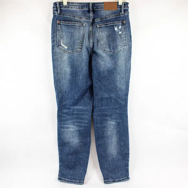 Judy Blue Women's 11/30 (30x28) Medium Wash High Rise Slim Fit Denim Jeans 